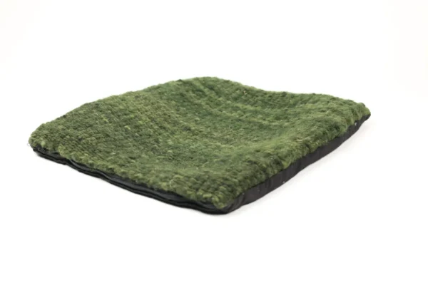 Heritage Comfort Hand-Woven Cushion Cover in Green - Image 3