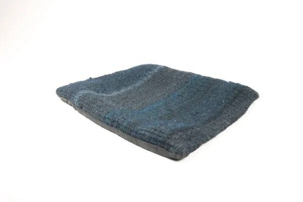 Heritage Comfort Hand-Woven Cushion Cover in Blue - Image 3