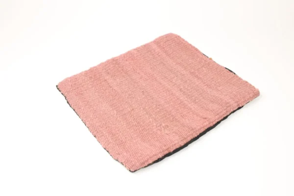 Heritage Comfort Hand-Woven Cushion Cover in Pink - Image 3