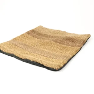 Heritage Comfort Hand-Woven Cushion Cover in Light Brown