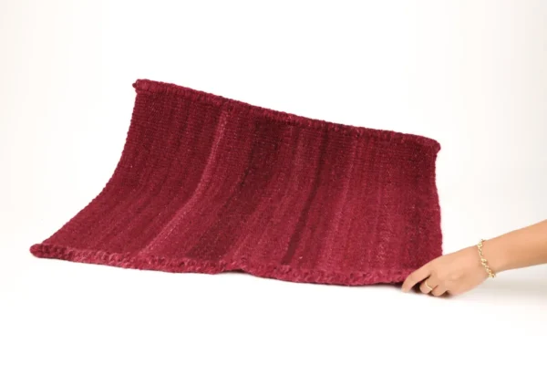 Heritage Comfort Hand-Woven Cushion Cover in Red - Image 2