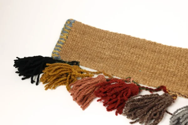 Heritage Comfort Woven Wall Hanging with Multi-Coloured Tassels - Image 5