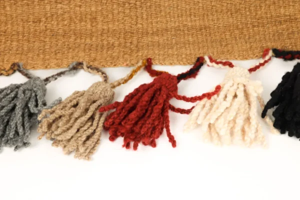 Heritage Comfort Woven Wall Hanging with Multi-Coloured Tassels - Image 9