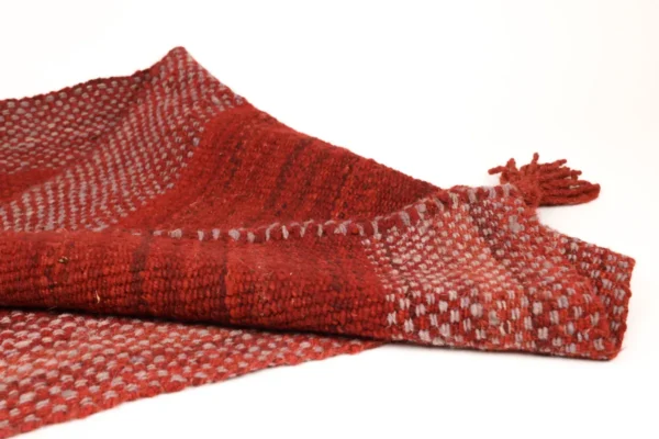 Heritage Comfort Small Red Rug with White Speckles - Image 5