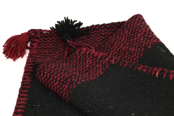 Heritage Comfort Small Black Rug with Red Speckles - Image 3