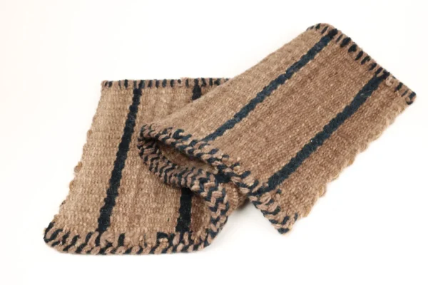 Heritage Comfort Small Brown Rug with Black Stripes - Image 4