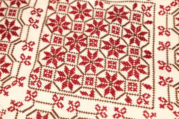 Bedouin Designs Cushion Cover with Red and Brown Detailing - Image 5