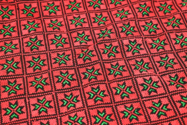Bedouin Designs Cushion Cover with Black and Green Patterns - Image 2