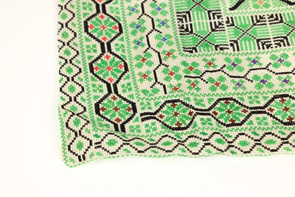 Bedouin Designs Cushion Cover with Green and Black Detailing - Image 4
