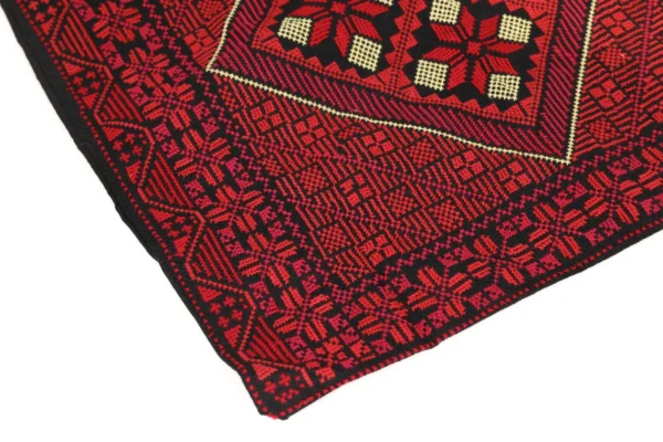 Bedouin Designs Cushion Cover with Black and White Detailing - Image 2