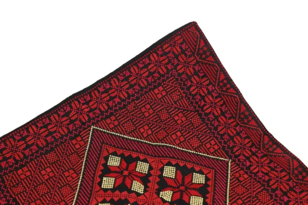 Bedouin Designs Cushion Cover with Black and White Detailing - Image 4