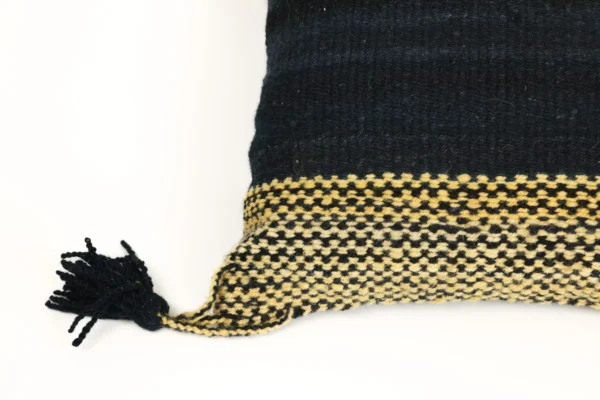 Heritage Comfort Black Cushion Cover with Yellow Speckles - Image 2