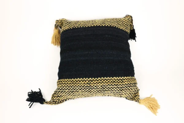 Heritage Comfort Black Cushion Cover with Yellow Speckles - Image 3