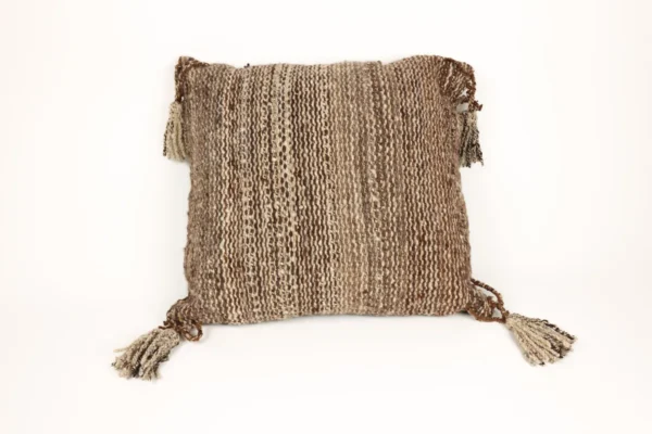 Heritage Comfort Brown Cushion Cover with White Speckles