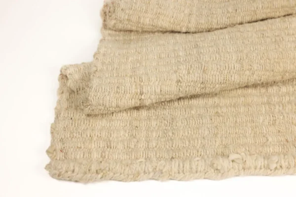 Heritage Comfort Hand-Woven Cream Rug - Image 5