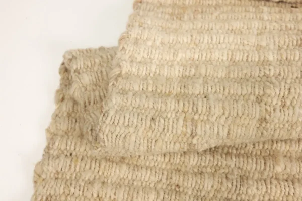 Heritage Comfort Hand-Woven Cream Rug - Image 10