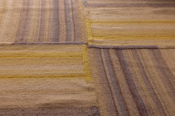 Heritage Comfort Cream Rug with Colourful Stripes - Image 6