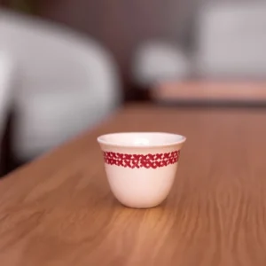 Desert Star Teacup without Handle in Red Cross Design